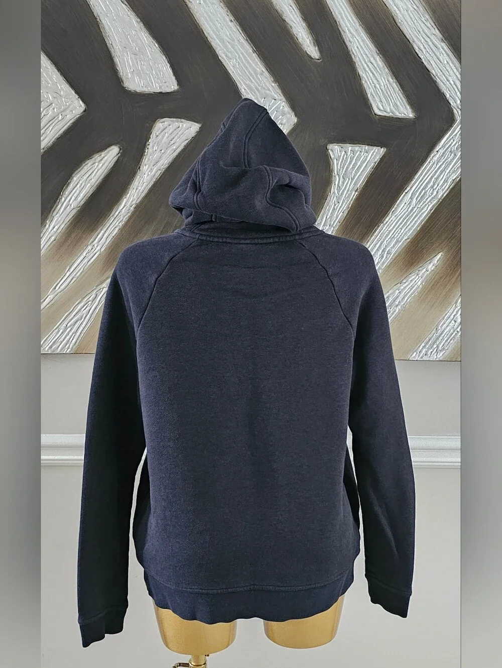 Nike Black Fleece Pullover Hoodie Sweatshirt Size S